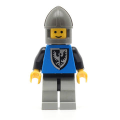LEGO cas102 - Black Falcon (Light Gray Legs with Black Hips, Dark Gray Chin-Guard)