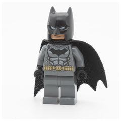 LEGO sh0151 - Batman (Dark Bluish Gray Suit, Gold Belt, Black Hands, Spongy Cape)