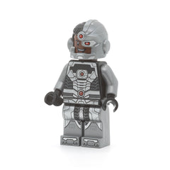 LEGO sh0155 - Cyborg (Black Gloves, Smiling)