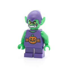 LEGO sh0249 - Green Goblin (Bright Green Skin, Dark Purple Outfit, Short Legs)