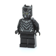 LEGO sh0263 - Black Panther (Dark Silver Armor, Yellow Eyes)