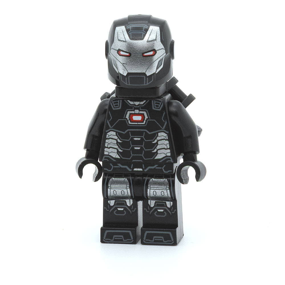 LEGO sh0646 - War Machine (Black and Silver Armor with Neck Bracket)