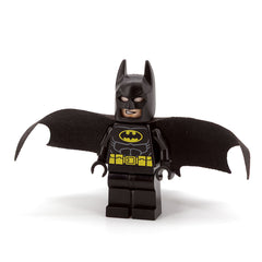 LEGO sh0648 - Batman - Black Suit with Yellow Belt and Crest (Type 2 Cowl, Outstretched Cape)