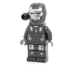 LEGO sh0819 - War Machine (Pearl Dark Gray and Silver Armor with Backpack)