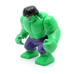 LEGO sh0095 - Hulk with Black Hair and Dark Purple Pants