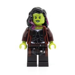 LEGO sh0506 - Gamora (Long Reddish Brown Coat)
