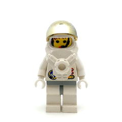 LEGO spp002 - Space Port (Astronaut 2 Red Buttons, White Legs with Light Gray Hips, Female)
