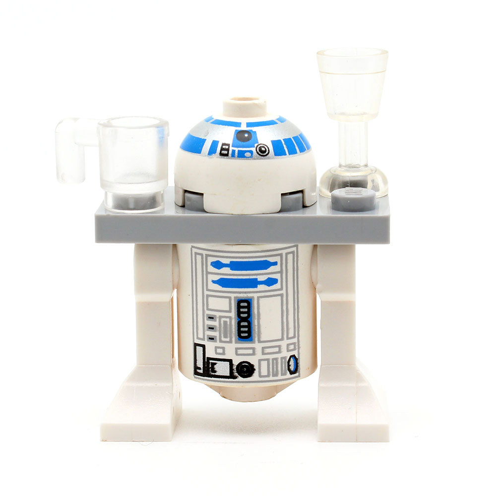 LEGO sw0028a - Astromech Droid, R2-D2, Serving Tray Dark Bluish Gray