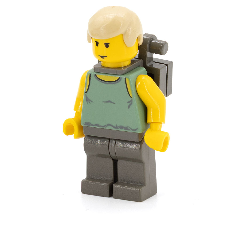 LEGO sw0106 - Luke Skywalker (Dagobah, Sand Green Tank Top, Backpack)