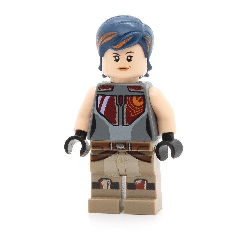 LEGO sw0616 - Sabine Wren (Dark Blue Hair with Orange Highlights)