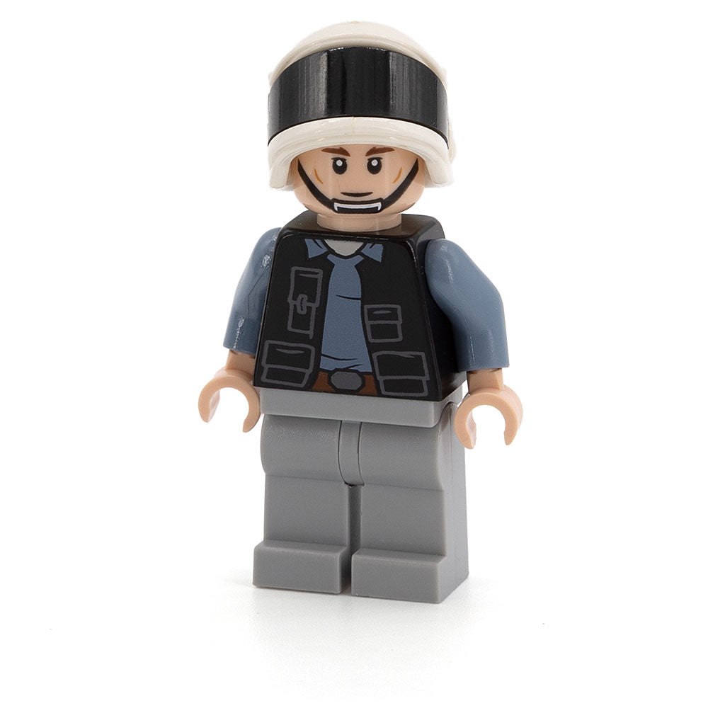 LEGO sw0995 - Rebel Fleet Trooper (Male, Vest with Pockets, Light Nougat Neck)