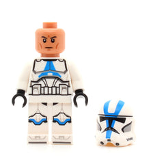 LEGO sw1094 - Clone Trooper (501st Legion), Phase 2 (White Arms, Nougat Head)