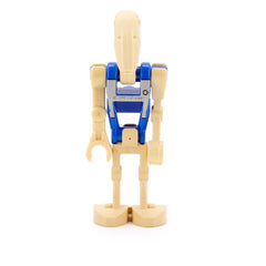 LEGO sw1338 - Battle Droid Pilot (Blue Torso with Tan Insignia and Chest Badge, Angled Arm and Straight Arm)