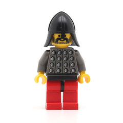 LEGO cas029 - Fright Knights (Knight 3, Red Legs with Black Hips, Black Neck-Protector)