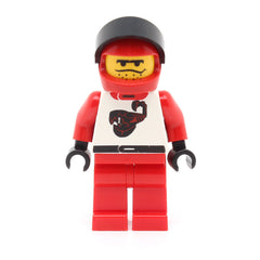 LEGO twn010 -  Race (Driver, Red Scorpion, Red Helmet)