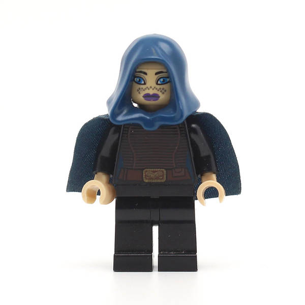 LEGO sw0379 - Barriss Offee, Dark Blue Cape and Hood