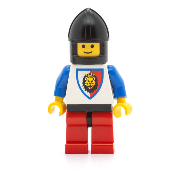 LEGO cas061 - Royal Knights (Knight 1, Black Chin-Guard, no Quiver)