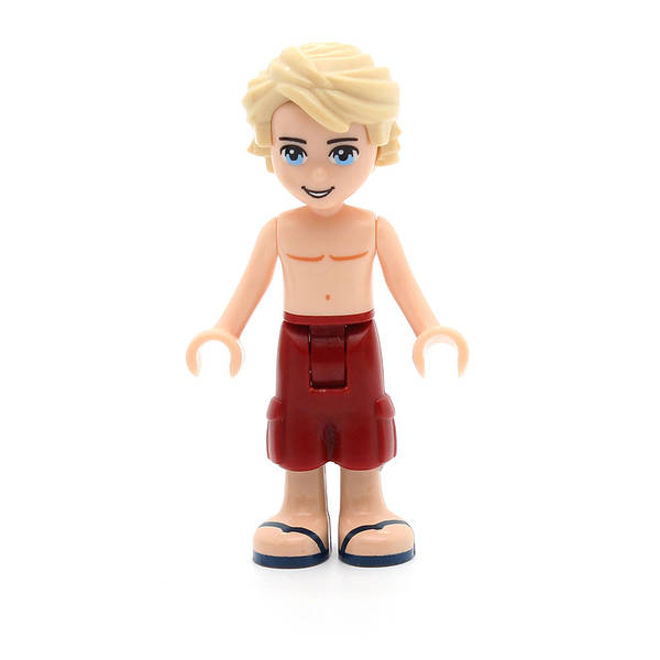 LEGO frnd265 - Friends Mason (Dark Red Shorts, Shirtless)