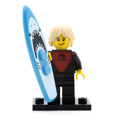 LEGO col17-1 - Pro Surfer, Series 17 (Set mit Stand und Zubehör)