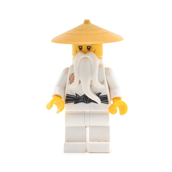 LEGO njo0225 - Wu Sensei (Pearl Gold Hat)