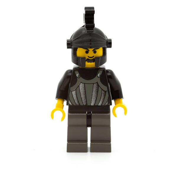 LEGO cas023 - Fright Knights (Knight 1, Black Dragon Helmet, no Plume)