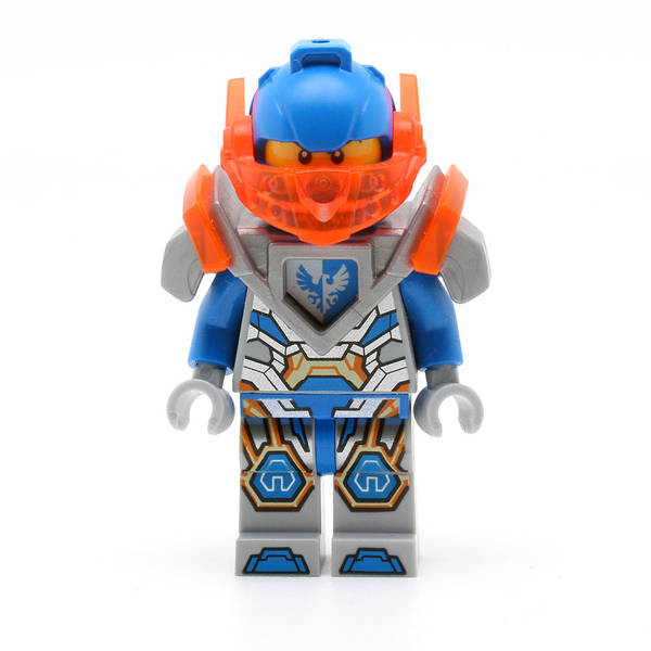 LEGO nex093 - Clay (Trans-Neon Orange Visor)