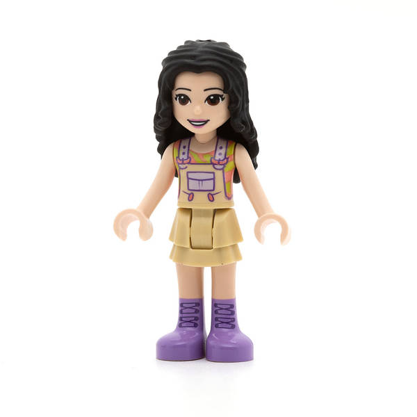 LEGO frnd376 - Friends Emma (Tan Dress with Straps, Medium Lavender Boots)