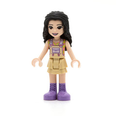 LEGO frnd376 - Friends Emma (Tan Dress with Straps, Medium Lavender Boots)