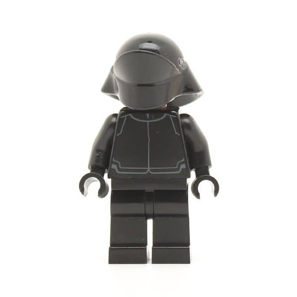 LEGO sw0654 - First Order Crew Member (Fleet Engineer / Gunner) - Reddish Brown Head
