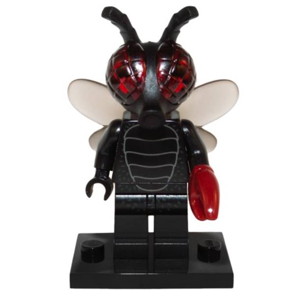 LEGO col14-6 - Fly Monster, Series 14 (Set mit Stand und Zubehör)