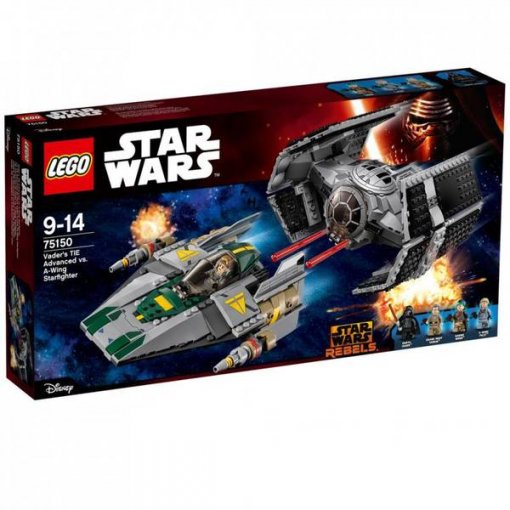 NEU - LEGO STAR WARS (75150) Vader's TIE Advanced vs. A-Wing Starfighter