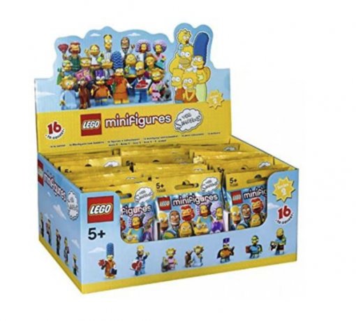 Display 60 x LEGO The Simpsons Minifigures (71009, 6100812) Box