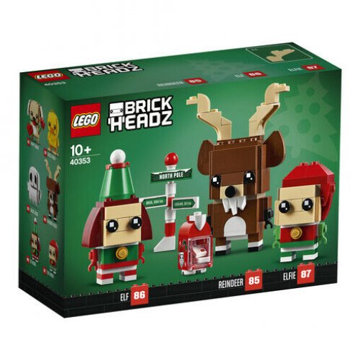 NEU - LEGO BrickHeadz (40353) - Rentier und Elfen
