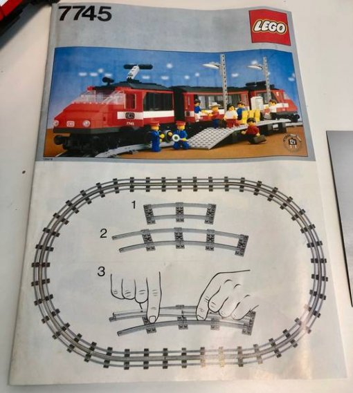 LEGO 12V Schnellzug (7745) - TOP Zustand mit BA ohne OVP