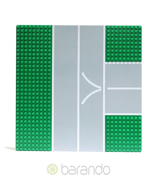 LEGO Platte 608px1 - Straßenplatte T-Kreuzung