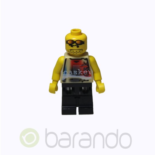 LEGO Basketball Street Player, Tan Torso and black Legs #2 nba055 Sports